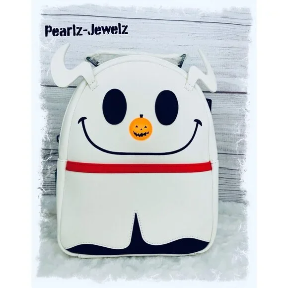 Loungefly The Nightmare Before Christmas Zero Glitter Light-Up Nose Backpack Loungefly Disney Nightmare Before Christmas Zero Glitter  main image 2